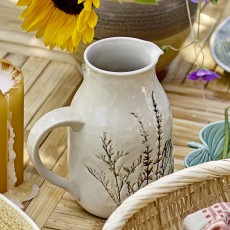 Kande "Bea" creme m/ grene - Bloomingville