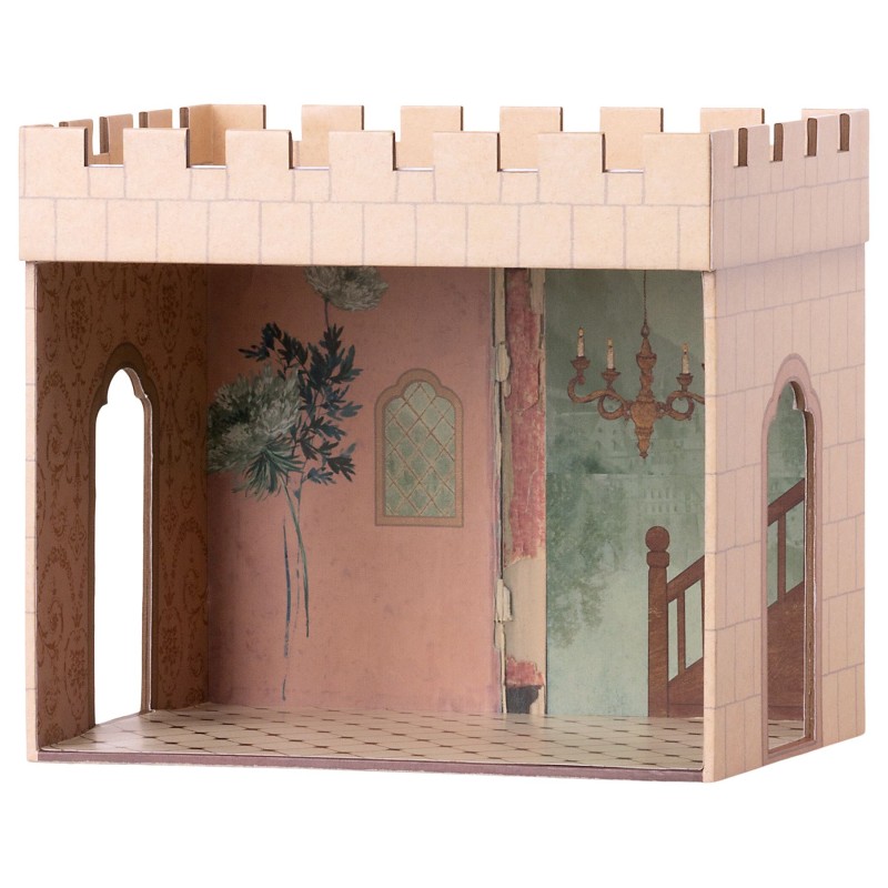 Billede af Slotsal m/ tegninger på væggene - Maileg