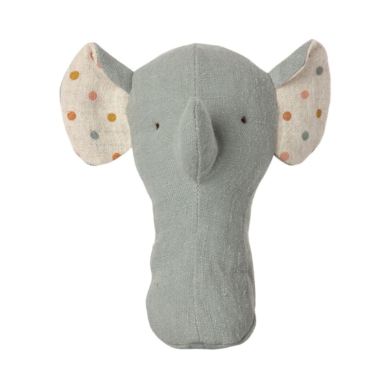 Se Rangle "Lullaby friends" elefant blå - Maileg hos Mostersskur.dk