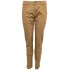 Bukser "Capri" khaki brun m/ stræk - Costamani