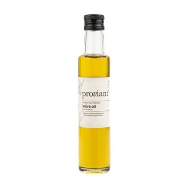 Olivenolie m/ hvidløg "Proviant" - Te & kaffe specialisten - 250 ml