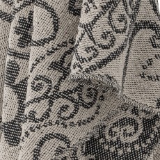 Plaid "Stellah" sort m/ mønster -  Bloomingville - 130x160
