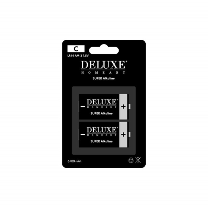 Billede af Batterier C - Deluxe Homeart - Pk. m/ 2 stk. hos Mostersskur.dk