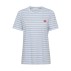 T-shirt "TairaSZ" m/ lyseblå striber - Saint Tropez