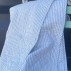 Quilt / Vattæppe "Ethnic" m/ lyseblå striber - 140x220 Au Maison