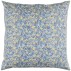 Pudebetræk blåt m/ blå & gule blomster - Ib Laursen 60x60