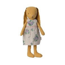 Pige kanin i kjole m/ blomster & prikker - Maileg - Str. 1