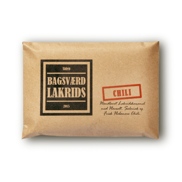 Bagsværd Lakrids chili håndlavet - 160 gram