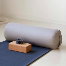 Pøllepude til yoga grå - Simpel Days 23x62 cm