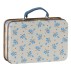 Metal kuffert "Madeline" hvid m/ blå blomster - Maileg