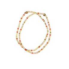 Armbånd - Friihof + Siig - Perler - Sart gul/ guld