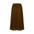 Lang nederdel "CoralSZ" brun - Saint Tropez