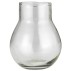 Vase "Eline" rund af klart glas - Ib Laursen - H: 11,2