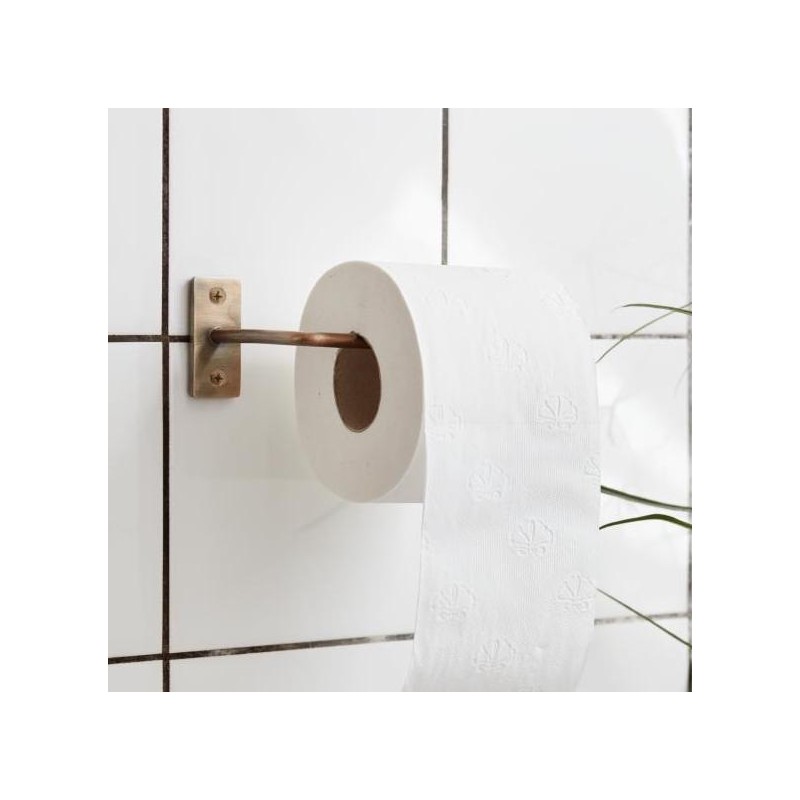 Toiletpapirholder m/ antik messingfinish - Ib Laursen