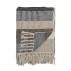 Plaid "Isnel" sort, grå & sand farver - 130x160 Bloomingville