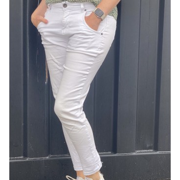 Jeans "Capri" Hvid - Costamani