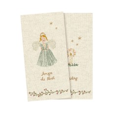 Servietter "Ange de noël"  blå - Maileg - 16 stk.