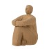 Skulptur "Sandhya" brun siddende person - Bloomingville