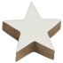 Stjerne af træ hvidt - Ib Laursen 5,5x5,5 cm