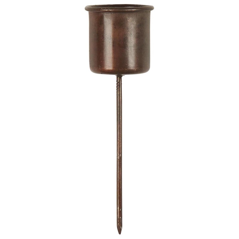 Spyd kort t/ kronelys m/ rustfinish - Ib Laursen