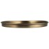 Lysbakke m/ kant & messingfinish - Ib Laursen Dia: 15,7