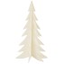 Papirklip hvidt juletræ stående - Ib Laursen H: 25