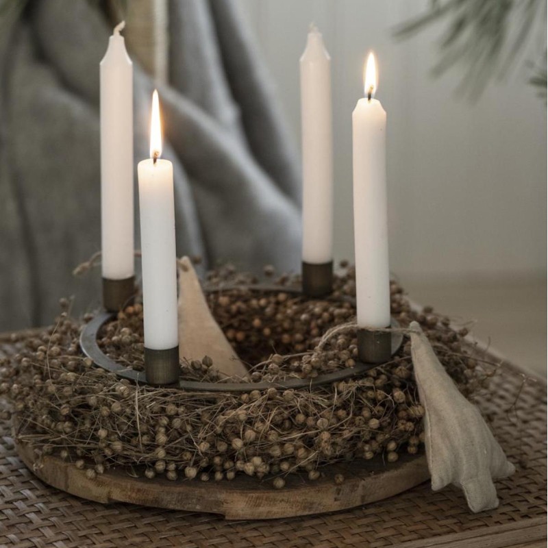 Billede af Adventsstage t/ kronelys messingfinish - Ib Laursen