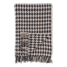 Plaid "Side" sorte & beige tern - House Nordic 130x180