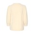 Bluse / pullover råhvid m/ 3/4 ærmer - Saint Tropez