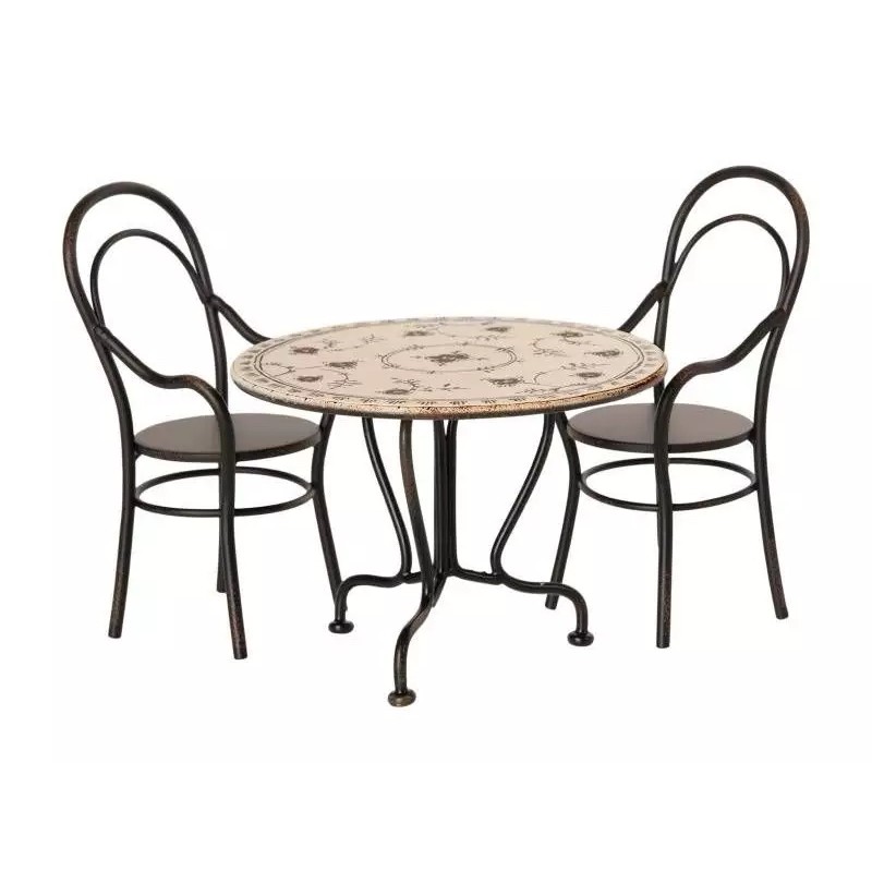Spisebordssæt bord m/ 2 stole - Maileg