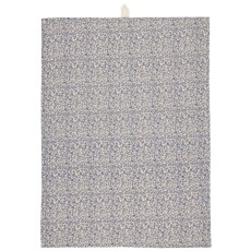 Viskestykke "Leonora" blå blomster - Ib Laursen 50x70