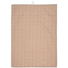 Viskestykke "Beate" m/ hvide og gule blomster - Ib Laursen 50x70