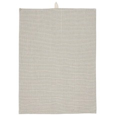 Viskestykke "Huxi" natur m/ små blå tern - Ib Laursen 50x70