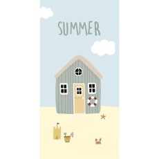 Servietter m/ strandhus og "summer" - Ib Laursen 16 stk.