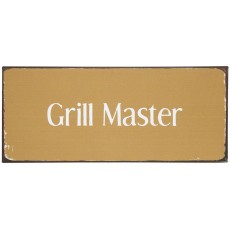 Metalskilt "Grill Master" - Ib Laursen