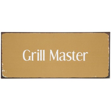 Metalskilt "Grill Master" - Ib Laursen