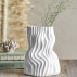 Vase hvid "Sahal" - Bloomingville H: 25,5