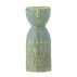 Vase "Embla" aflang m/ ansigt grøn - Bloomingville H: 14,5