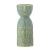 Vase "Embla" aflang m/ ansigt grøn - Bloomingville H: 14,5