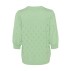 Bluse grøn m/ korte ærmer og hul mønster "DoonySZ" - Saint Tropez