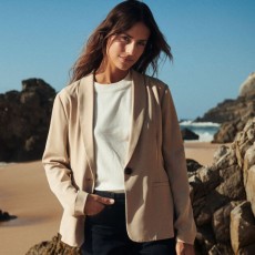 Blazer sand farvet "CelestSZ" - Saint Tropez