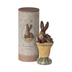 Easter bunny No. 14 - Maileg - Pigekanin i kurv m/ æg