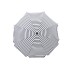 Parasol "Oktogon" m/ sorte striber - House Doctor Dia.: 180 cm