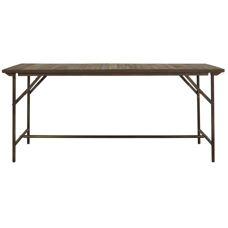 Spisebord UNIKA m/ metalstel - Ib Laursen L: 180 cm