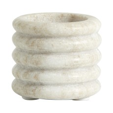 OTOK fyrfadsstage i marmor - x-small - h5,5 cm - Nordal