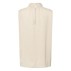 Top "AileenSZ" lys sand m/ høj hals - Saint Tropez