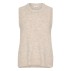 Vest "GelaSZ" beige strik - Saint Tropez