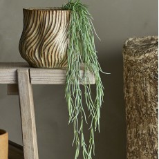 Tilandsia hængeplante grøn, kunstig - Bloomingville - L: 110 cm