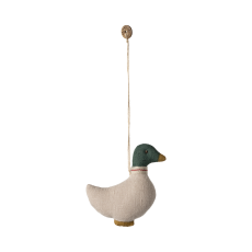 And t/ ophæng - stof ornament m/ grønt hoved - Maileg