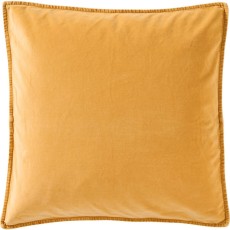 Pudebetræk varm gul velour - Ib Laursen 50x50